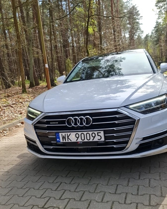 Audi A8 cena 210000 przebieg: 97000, rok produkcji 2019 z Warszawa małe 667